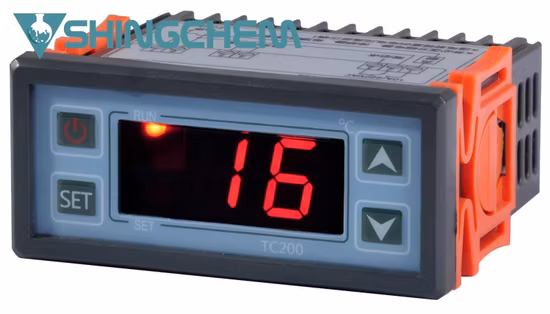 Contrôle numérique programmable de la température de chauffage et de refroidissement par bouton-poussoir
